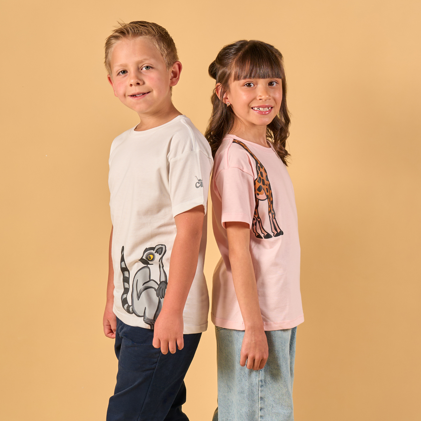 T-shirt Jirafa Rosada