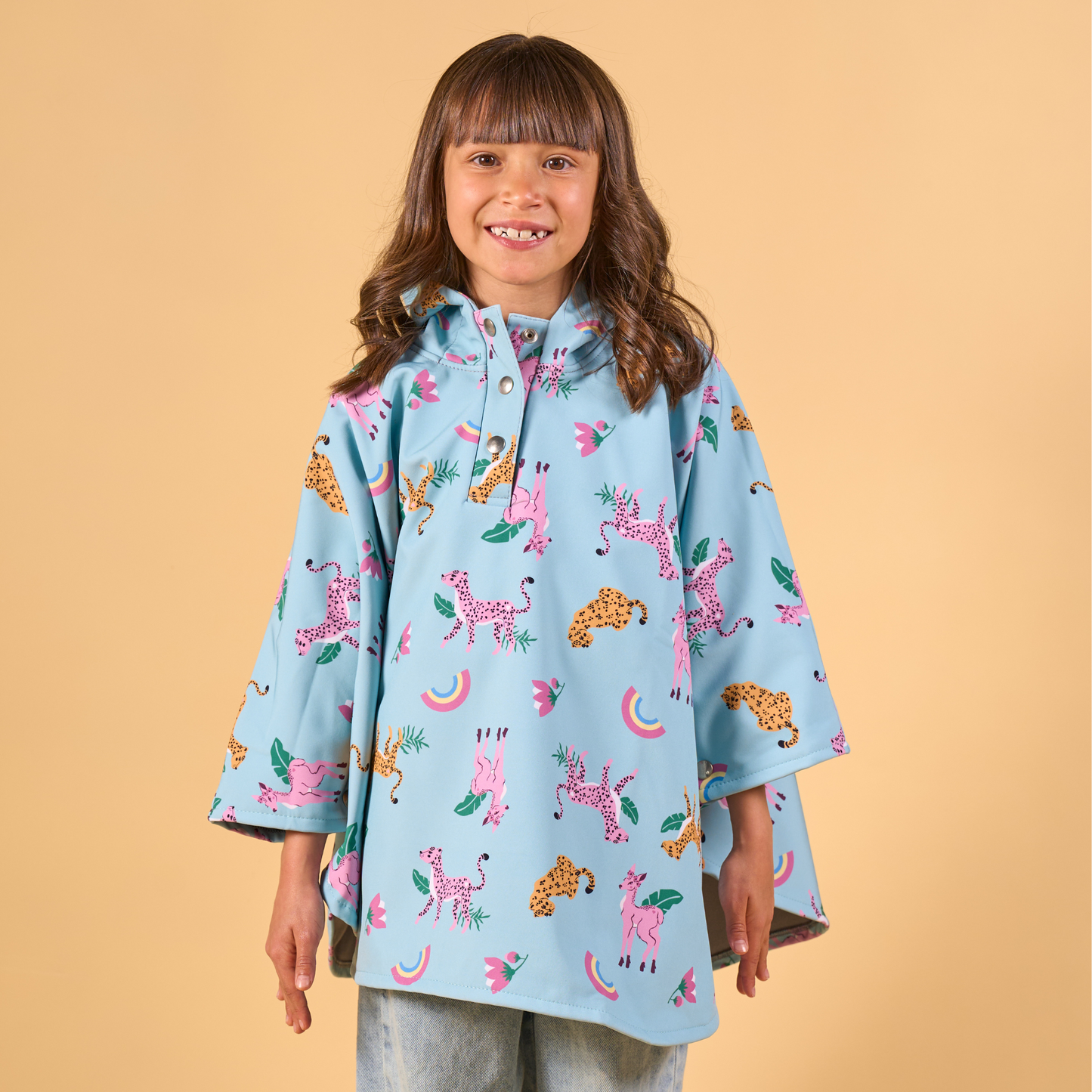 Capa Impermeable Azul Claro