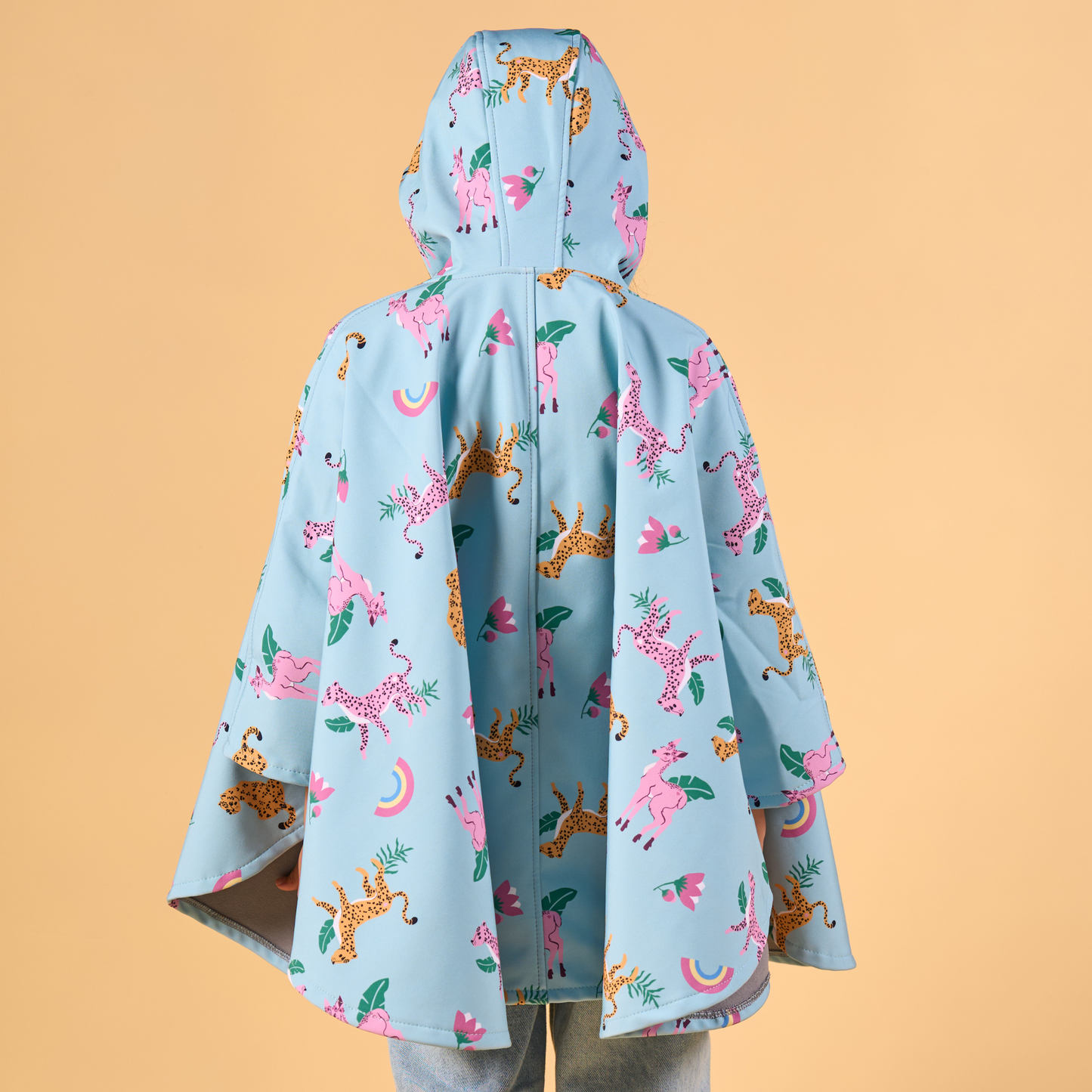 Capa Impermeable Azul Claro