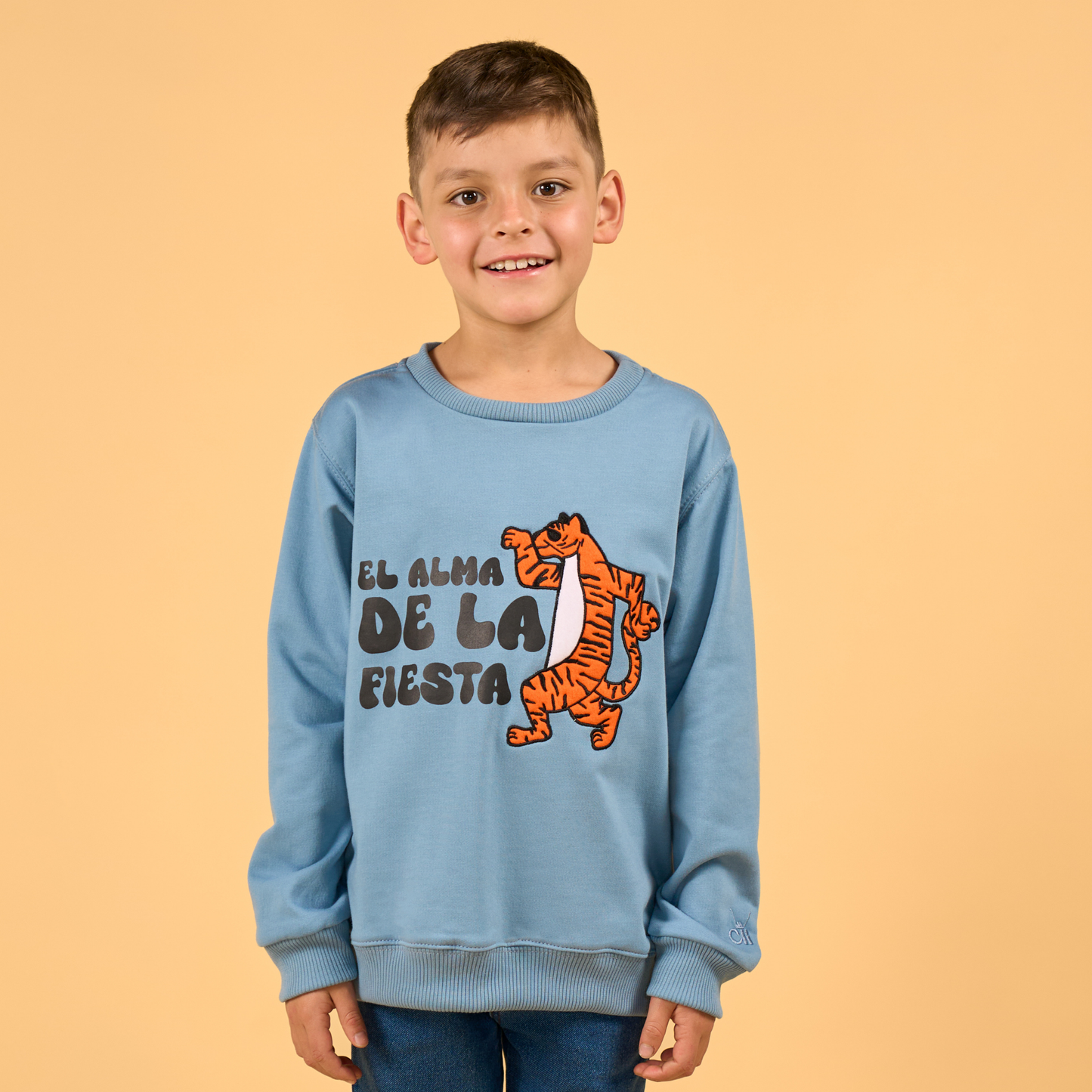 Crewneck Tigre Azul