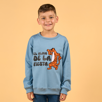 Crewneck Tigre Azul