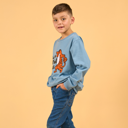 Crewneck Tigre Azul