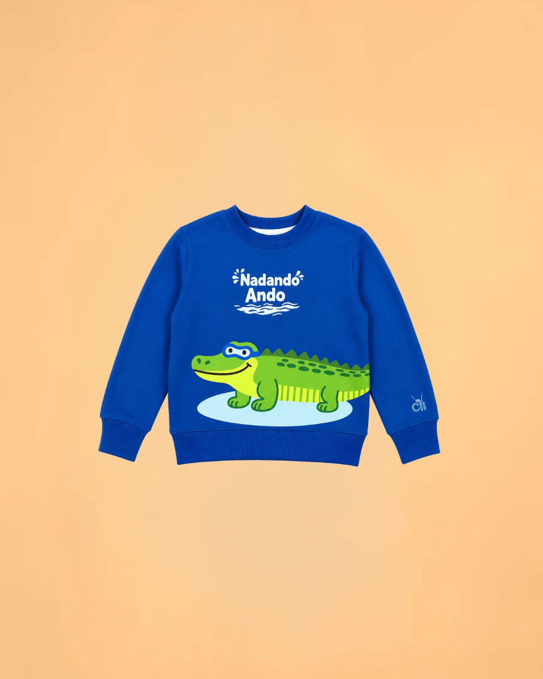 Crewneck Cocodrilo Azúl