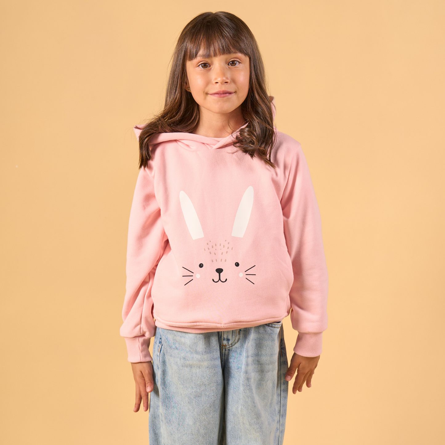 Hoodie Conejo Rosado