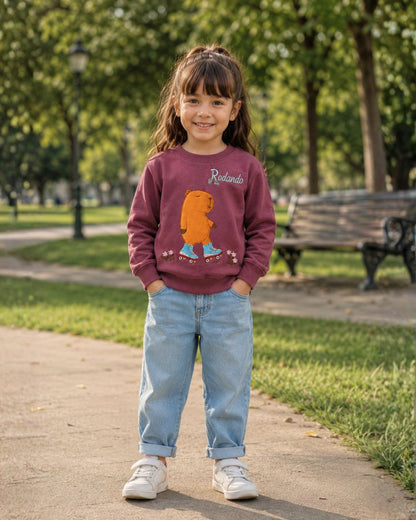 Crewneck Capibara Morado