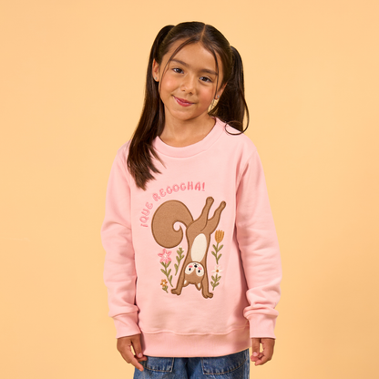 Crewneck Ardilla Rosado
