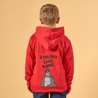 Hoodie Gorila Rojo