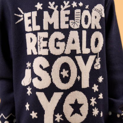 Sueter Navidad Azul