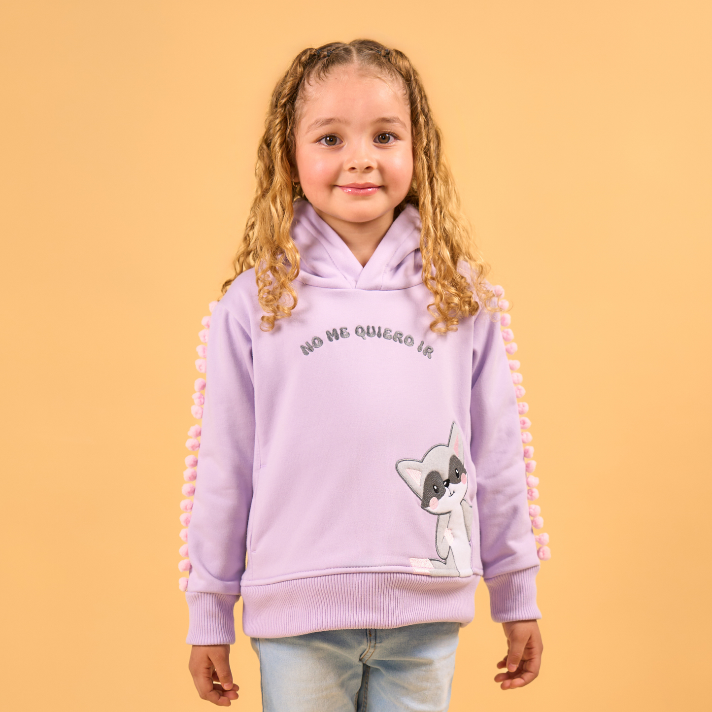 Hoodie Mapache Morado