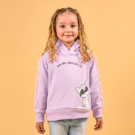 Hoodie Mapache Morado
