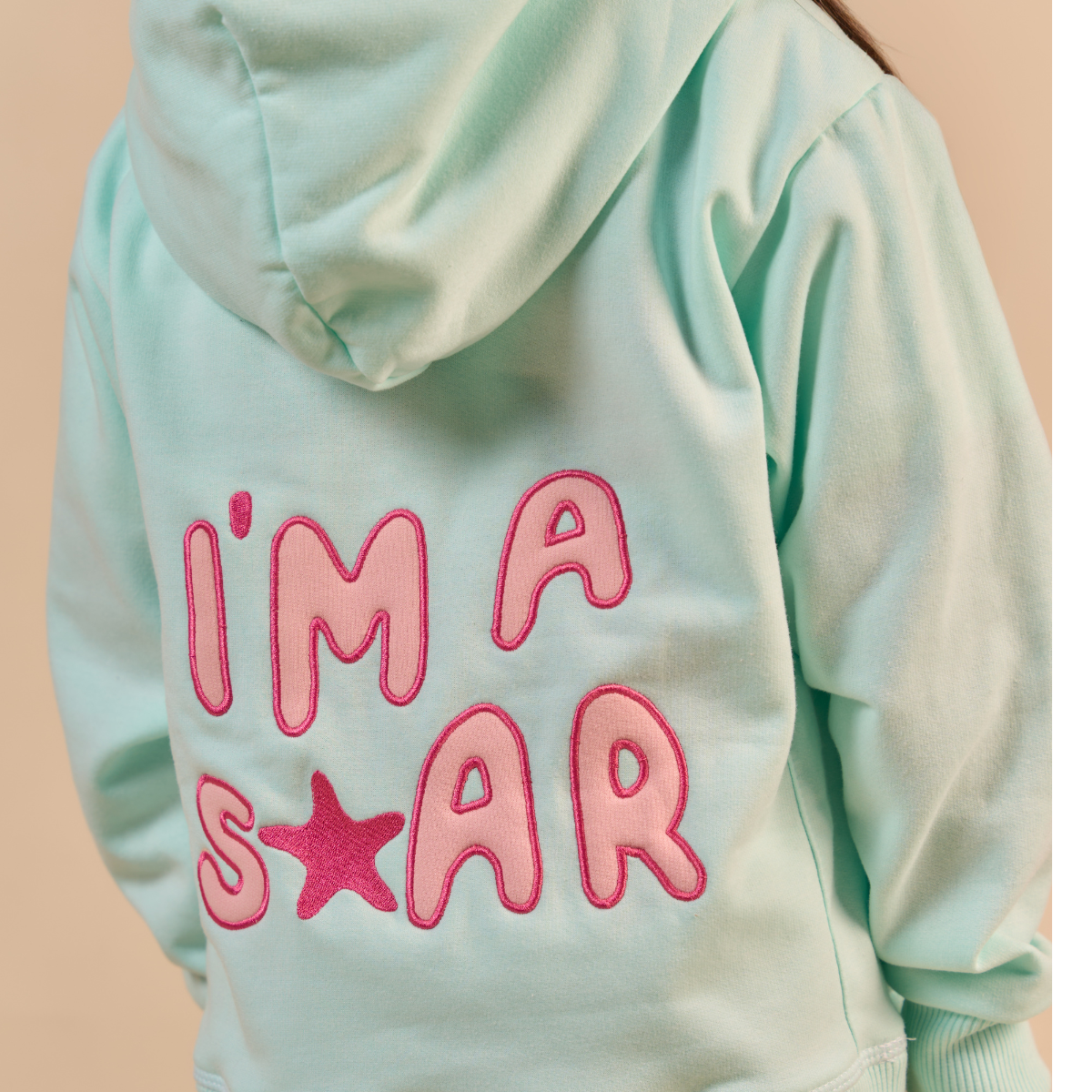 Hoodie Estrella Azul Claro