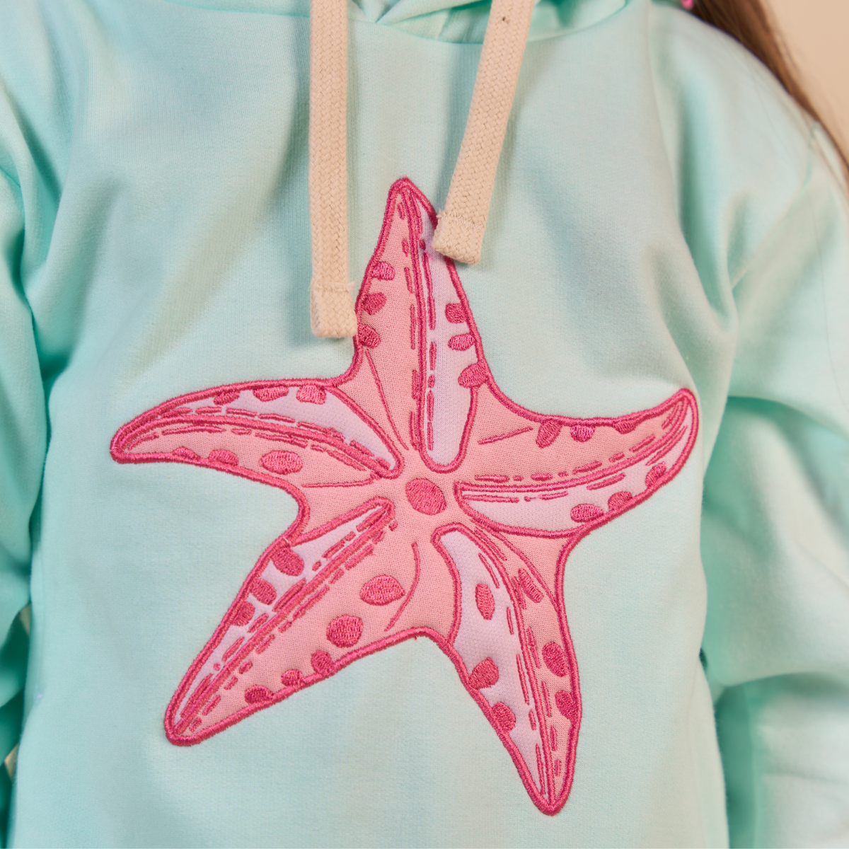 Hoodie Estrella Azul Claro