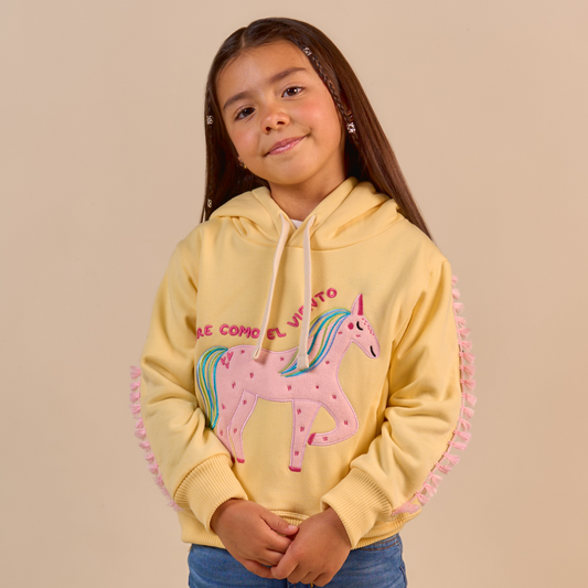 Hoodie Caballo Amarillo