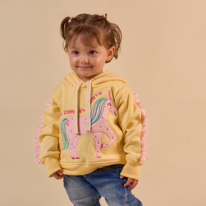 Hoodie Caballo Amarillo