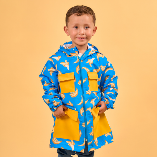 Rain Jacket Bananos Azul