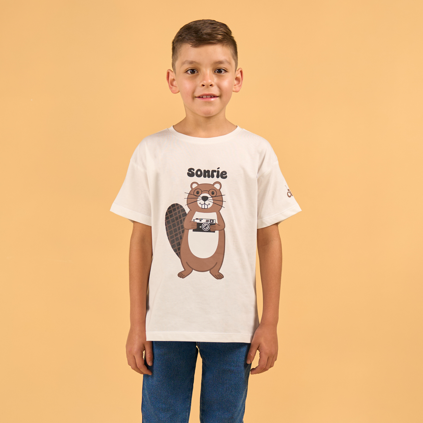 Camiseta Castor Blanco