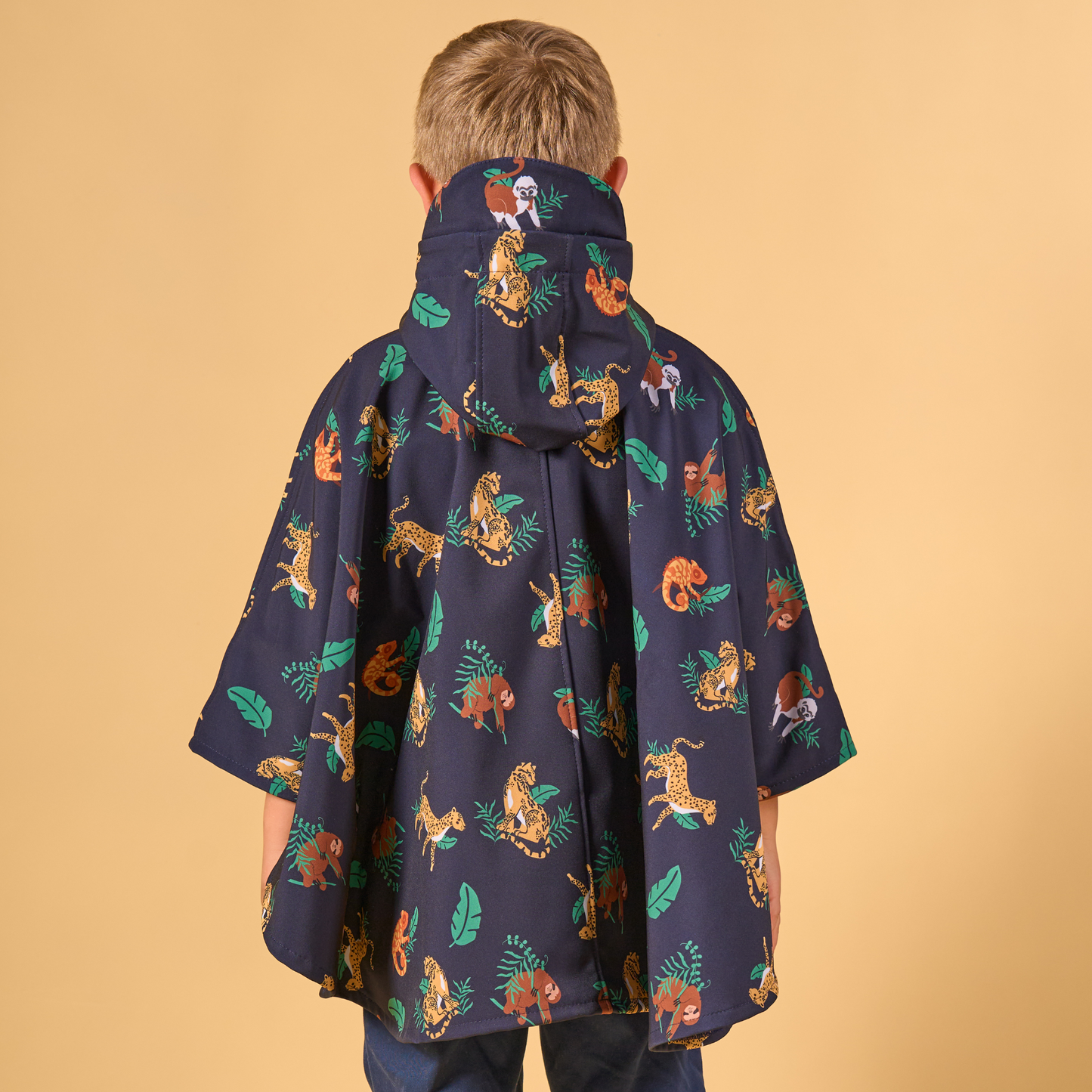 Capa Impermeable Azul Oscuro