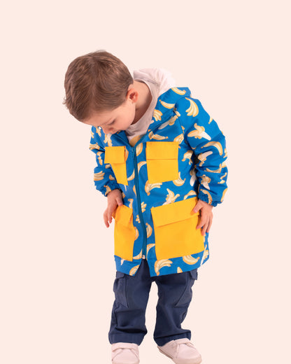 Rain Jacket Bananos Azul