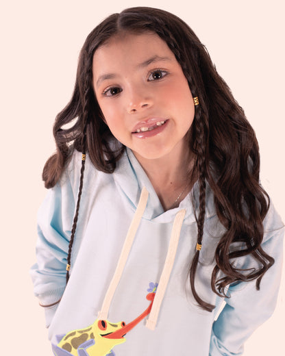 Hoodie Rana Azul