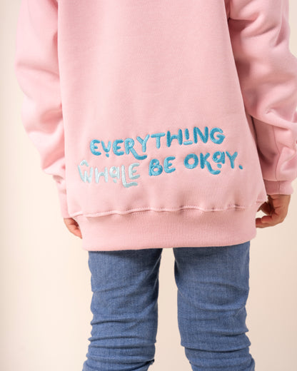 Crewneck Ballena Rosado