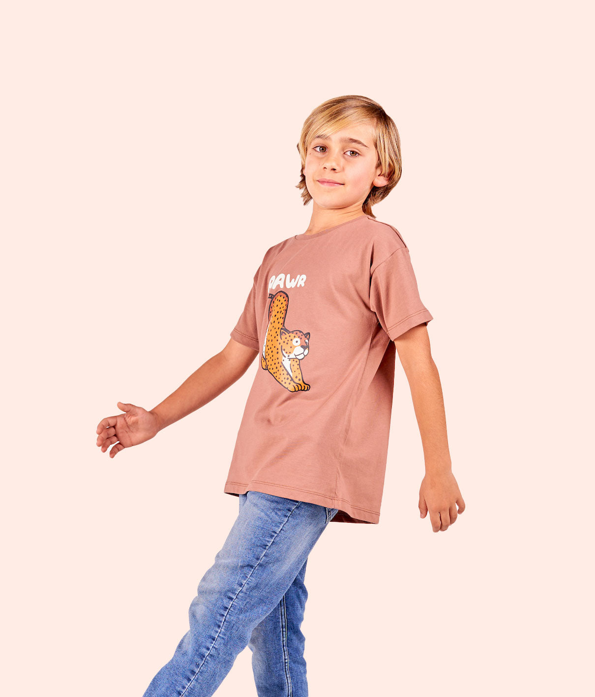 T-shirt Guepardo Café