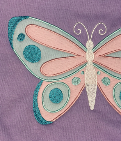 Hoodie Mariposa Lila