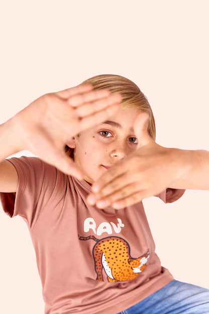 T-shirt Guepardo Café